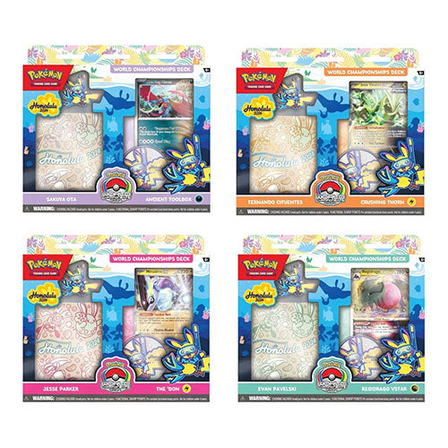 Pokemon Honolulu 2024 World Championships Deck (1 at Random) Pendulum Gaming Pokemon Honolulu 2024 World Championships Deck (1 at Random) Pendulum Gaming
