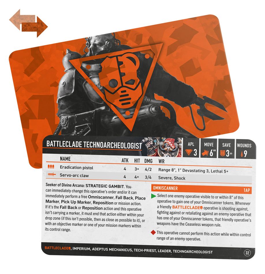 Kill Team Datacards Battleclade