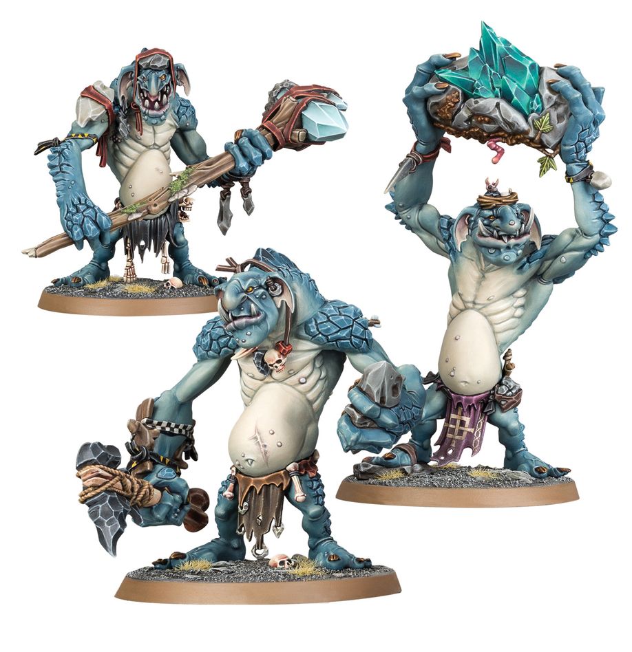 Warhammer Age of Sigmar: Gloomspite Gitz Rockgut Troggoths