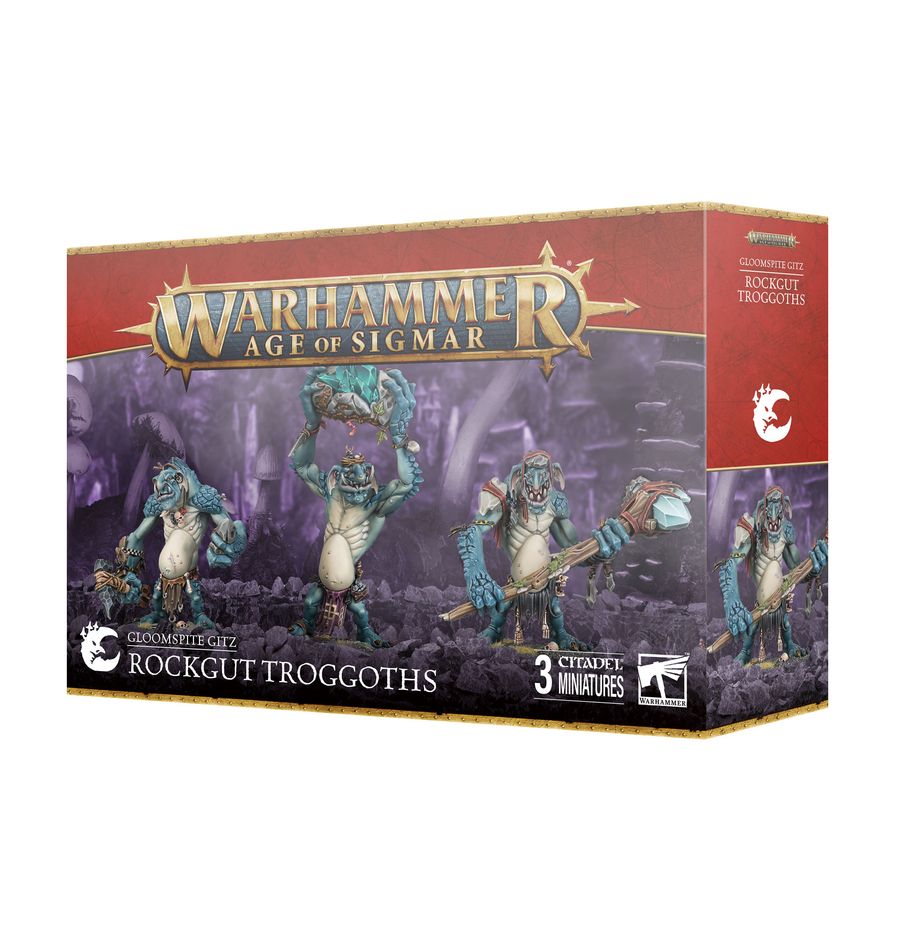 Warhammer Age of Sigmar: Gloomspite Gitz Rockgut Troggoths