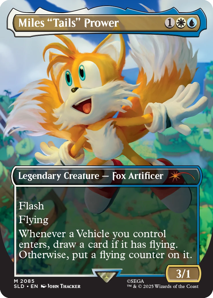 Non Foil Secret Lair - Sonic The Hedgehog: Friends & Foes