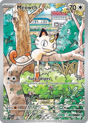 Meowth - Phantasmal Flames (Illustration Rare) [PFL-106] English / Near Mint / Normal