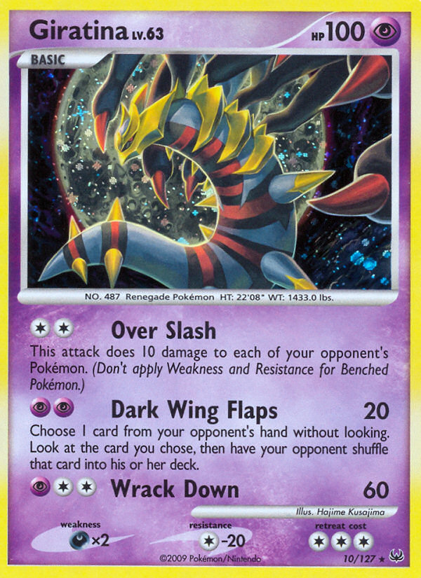 Giratina - Platinum (Rare Holo) [PL-10] English / Good / Normal