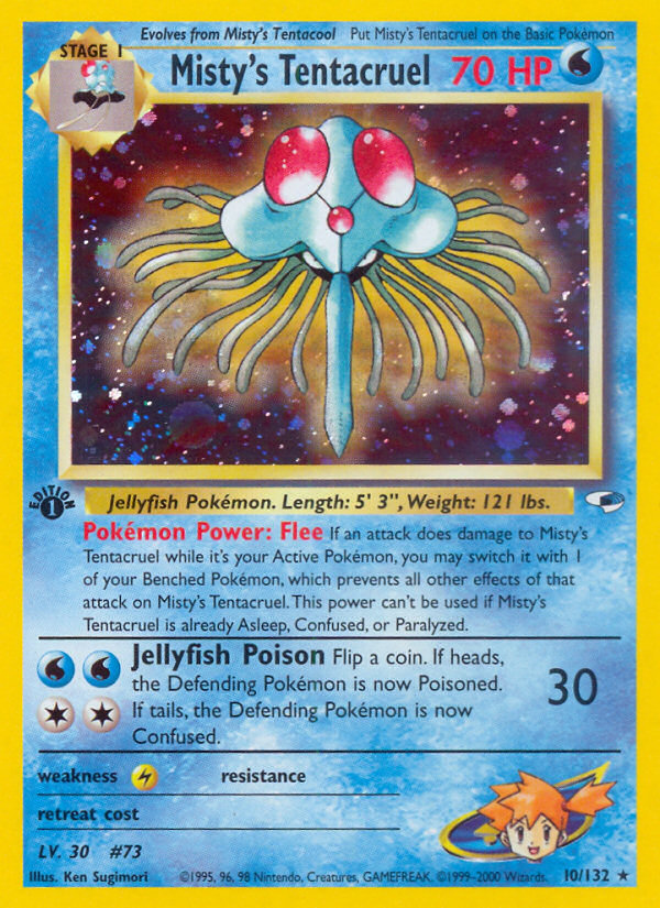 Misty's Tentacruel - Gym Heroes (Rare Holo) [G1-10] English / Near Mint / Normal