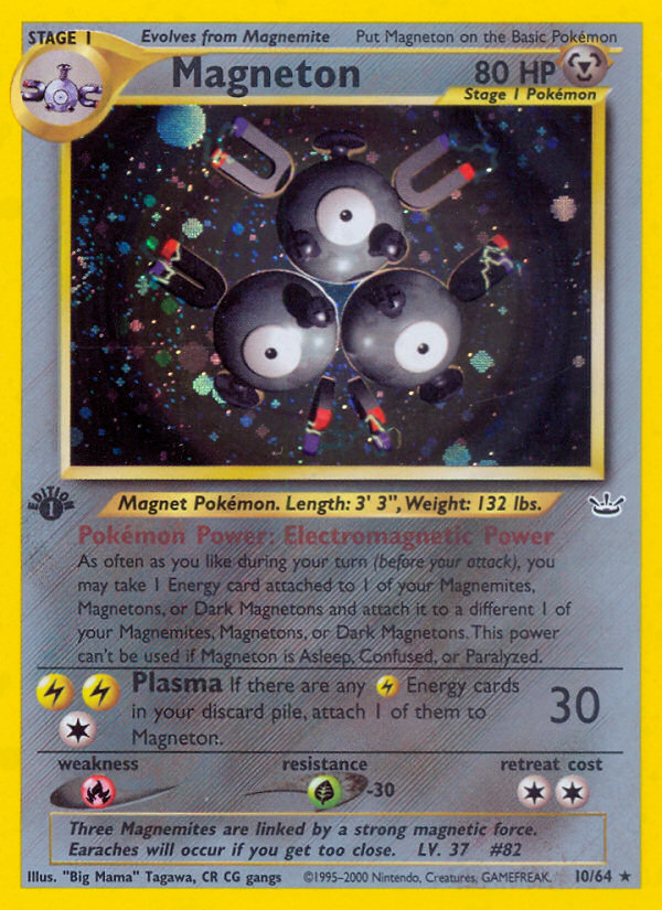 Magneton - Neo Revelation (Rare Holo) [N3-10] English / Near Mint / Normal