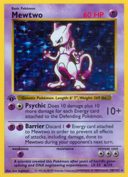 Mewtwo - Base (Rare Holo) [BS-10] English / Near Mint / Normal