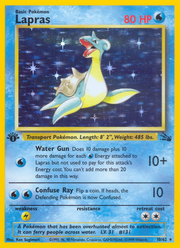 Lapras - Fossil (Rare Holo) [FO-10] English / Near Mint / Normal
