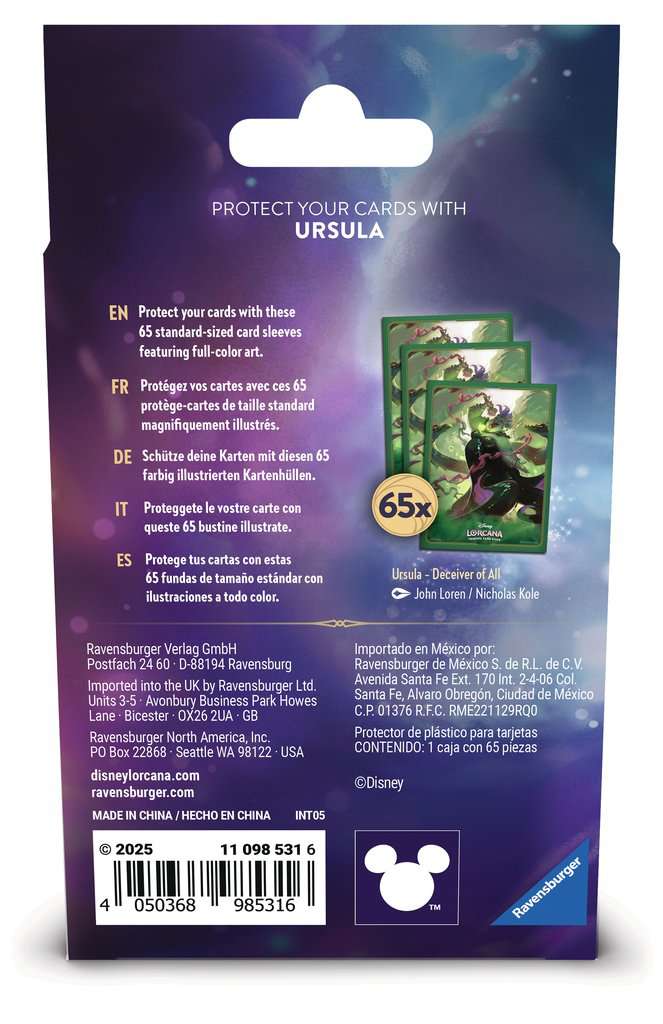 Lorcana Ursula Sleeves