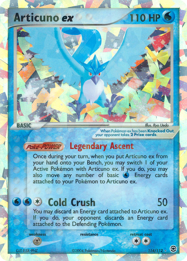 Articuno ex - FireRed & LeafGreen (Rare Secret) [RG-114] English / Good / Normal