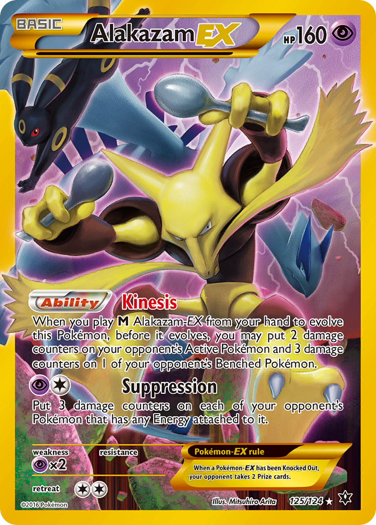 Alakazam-EX - Fates Collide (Rare Secret) [FCO-125] English / Near Mint / Normal