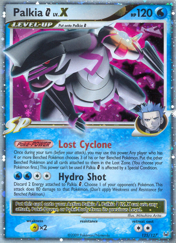 Palkia G LV.X - Platinum (Rare Holo LV.X) [PL-125] English / Excellent / Normal