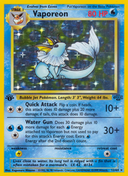 Vaporeon - Jungle (Rare Holo) [JU-12] English / Near Mint / Normal