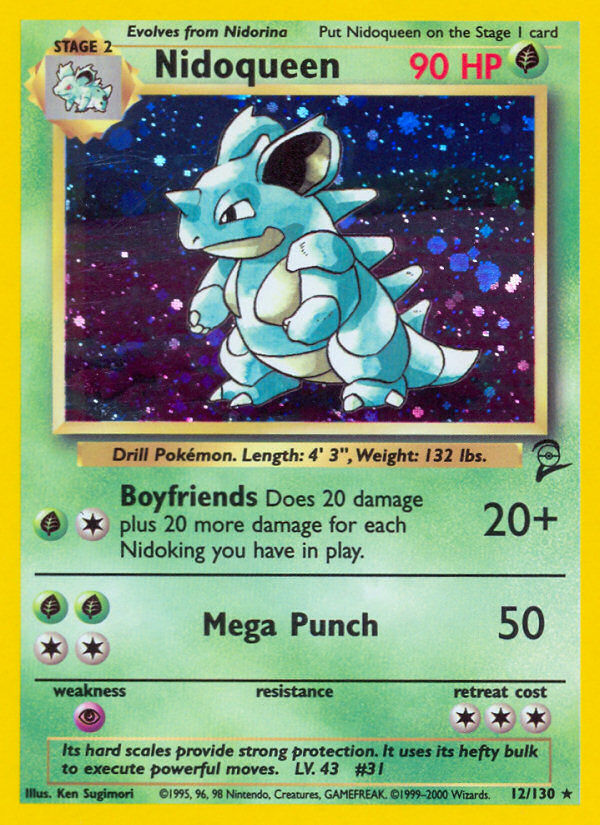 Nidoqueen - Base Set 2 (Rare Holo) [B2-12] English / Near Mint / Normal