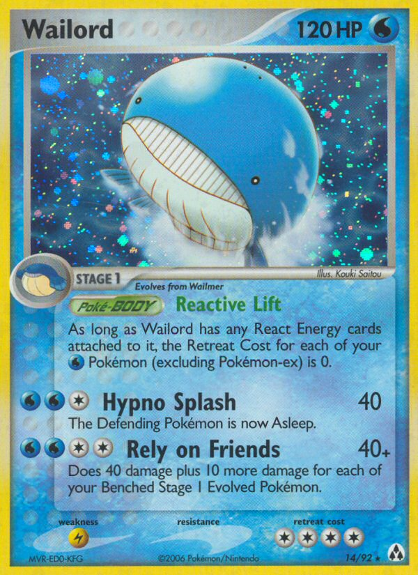 Wailord - Legend Maker (Rare Holo) [LM-14] English / Near Mint / Normal