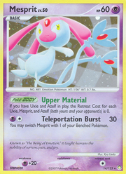 Mesprit - Mysterious Treasures (Rare Holo) [MT-14] English / Near Mint / Normal
