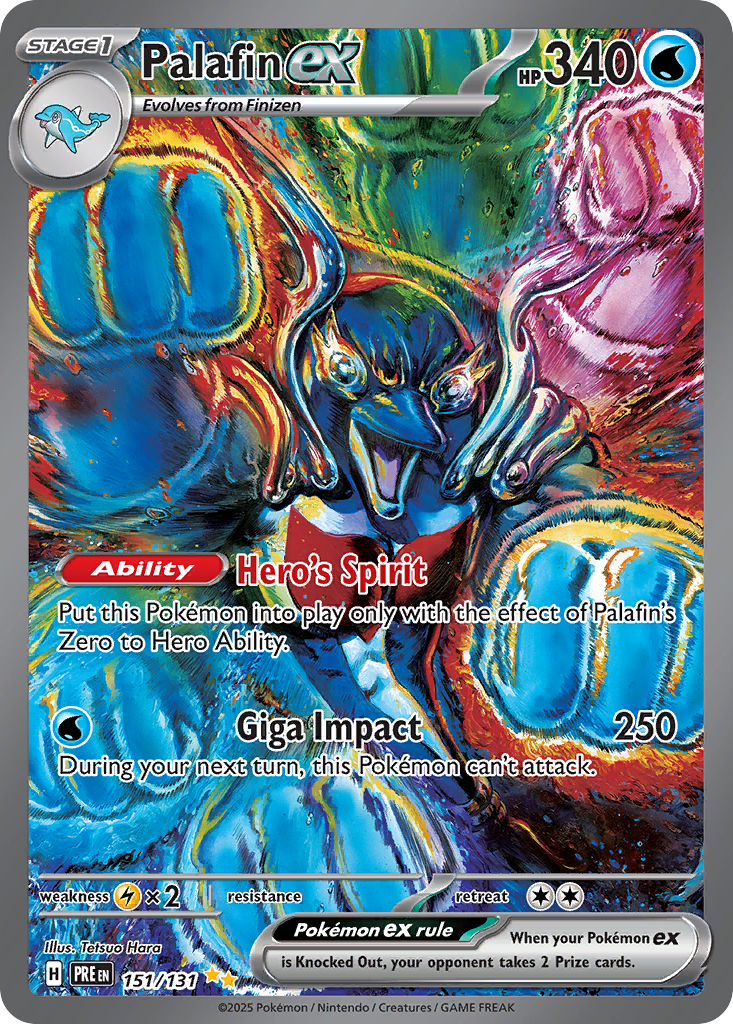 Palafin ex - Prismatic Evolutions (Special Illustration Rare) [PRE-151] English / Near Mint / Normal
