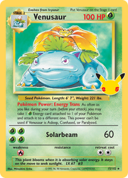 Venusaur - Celebrations: Classic Collection (Classic Collection) [CEL-15] English / Good / Normal