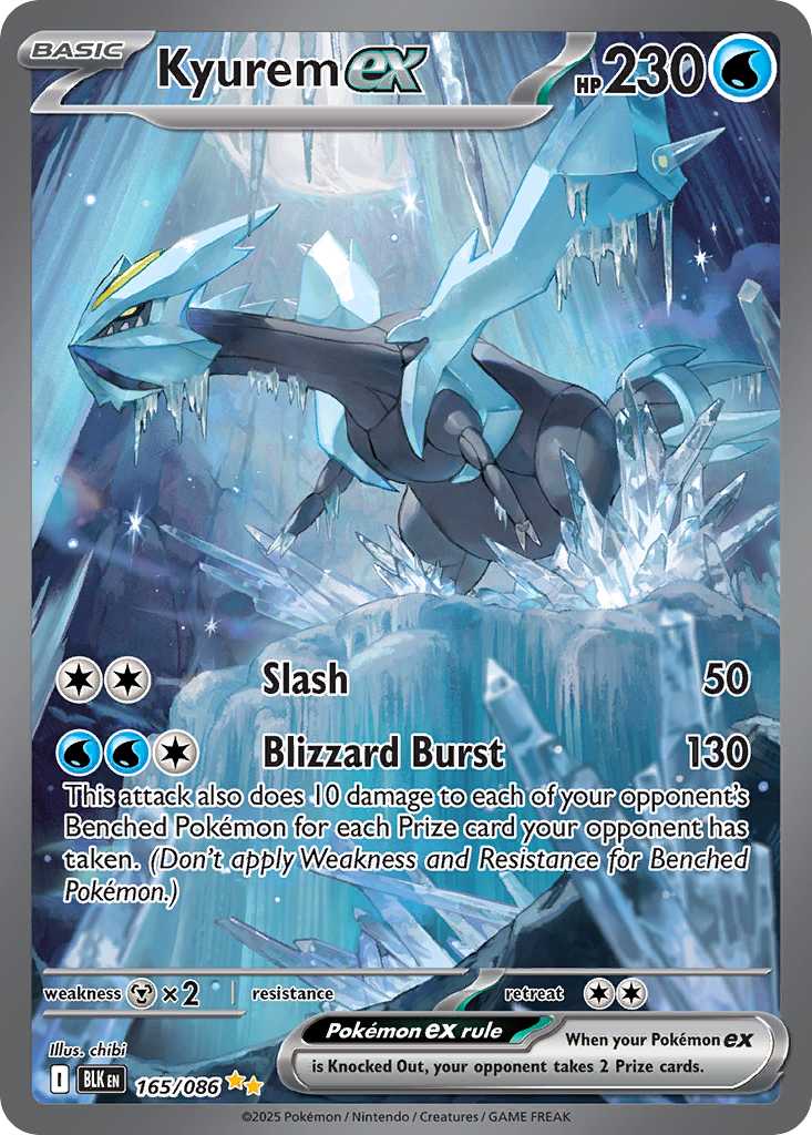 Kyurem ex - Black Bolt (Special Illustration Rare) [BLK-165] English / Near Mint / Normal