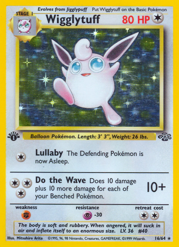 Wigglytuff - Jungle (Rare Holo) [JU-16] English / Excellent / Normal