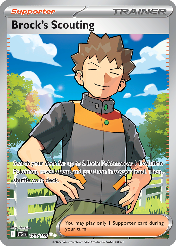 Brock's Scouting - Journey Together (Ultra Rare) [JTG-179] English / Near Mint / Normal