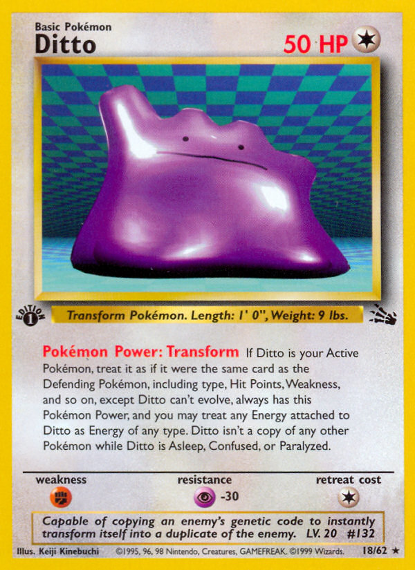 Ditto - Fossil (Rare) [FO-18] English / Near Mint / Normal
