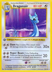 Dragonair - Base (Rare) [BS-18] English / Near Mint / Normal