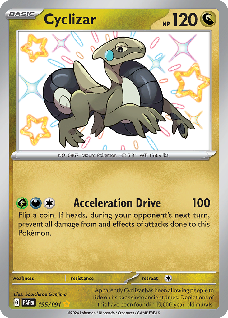 Cyclizar - Paldean Fates (Shiny Rare) [PAF-195] English / Near Mint / Normal
