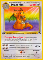 Dragonite - Fossil (Rare) [FO-19] English / Near Mint / Normal