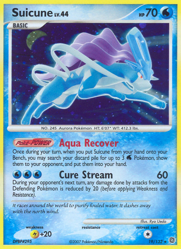 Suicune - Secret Wonders (Rare Holo) [SW-19] English / Near Mint / Normal