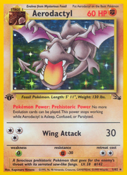 Aerodactyl - Fossil (Rare Holo) [FO-1] English / Excellent / Normal
