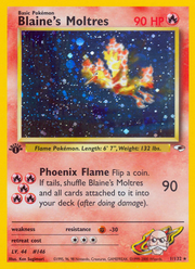 Blaine's Moltres - Gym Heroes (Rare Holo) [G1-1] English / Excellent / Normal