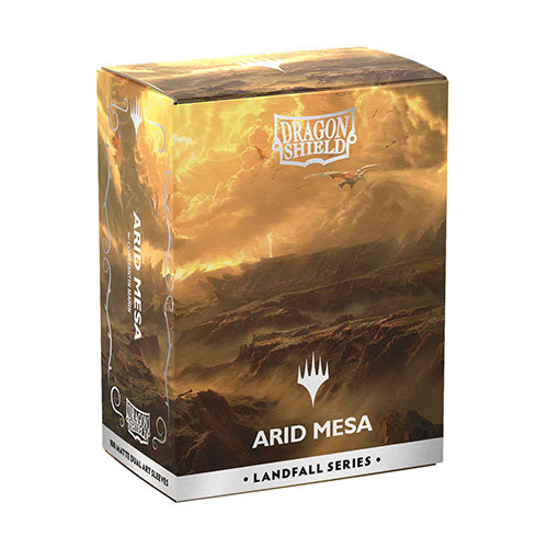Dragon Shield - Dual Matte Art Standard Size Sleeves 100pk - Magic: The Gathering Landfall Series Arid Mesa