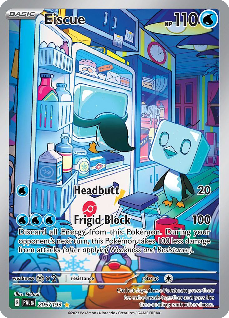 Eiscue - Paldea Evolved (Illustration Rare) [PAL-205] English / Near Mint / Normal