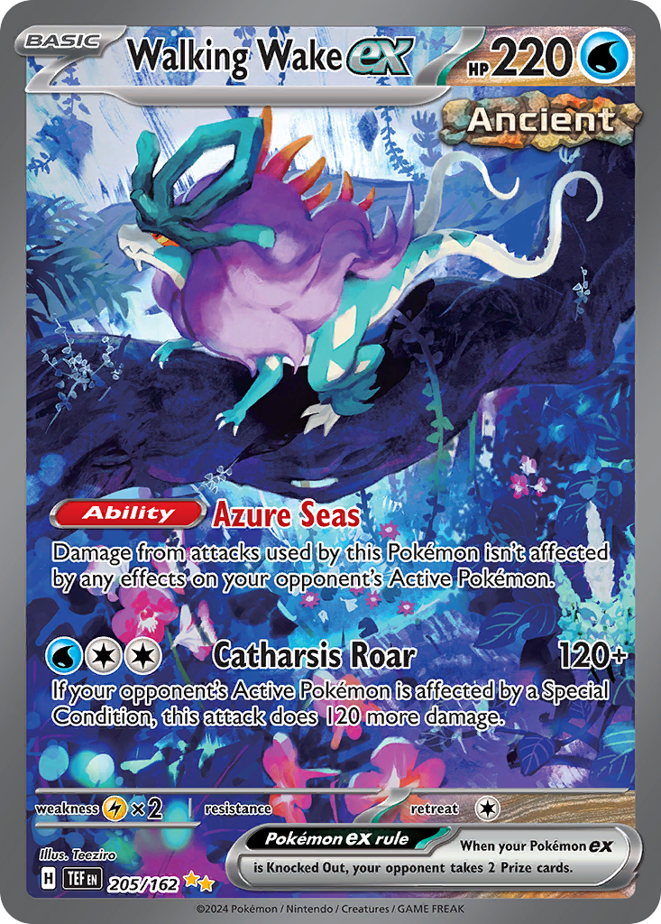 Walking Wake ex - Temporal Forces (Special Illustration Rare) [TEF-205] English / Near Mint / Normal