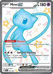 Mew ex - Paldean Fates (Shiny Ultra Rare) [PAF-216] English / Near Mint / Normal