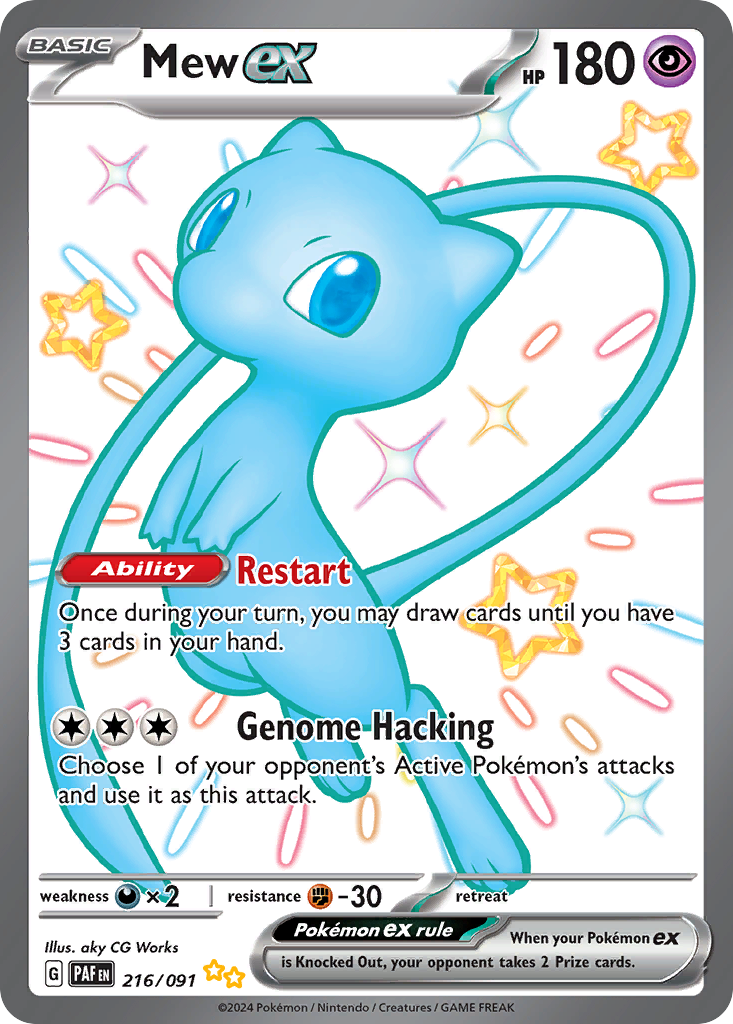 Mew ex - Paldean Fates (Shiny Ultra Rare) [PAF-216] English / Near Mint / Normal
