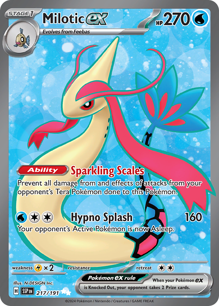 Milotic ex - Surging Sparks (Ultra Rare) [SSP-217] English / Near Mint / Normal