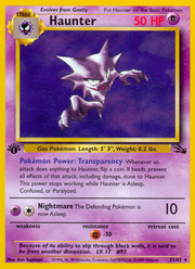 Haunter - Fossil (Rare) [FO-21] English / Near Mint / Normal