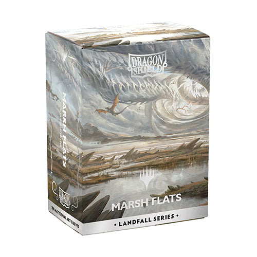 Dragon Shield - Dual Matte Art Standard Size Sleeves 100pk - Magic: The Gathering Landfall Series Marsh Flats