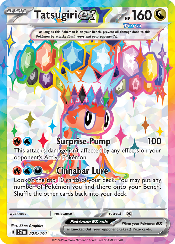 Tatsugiri ex - Surging Sparks (Ultra Rare) [SSP-226] English / Near Mint / Normal