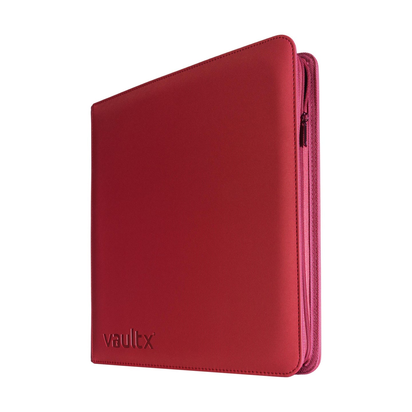 Vault X Metallic Red 12-Pocket Exo-Tec Zip Binder