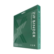Vault X Metallic Green 12-Pocket Exo-Tec Zip Binder