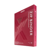 Vault X Metallic Red 9-Pocket Exo-Tec Zip Binder