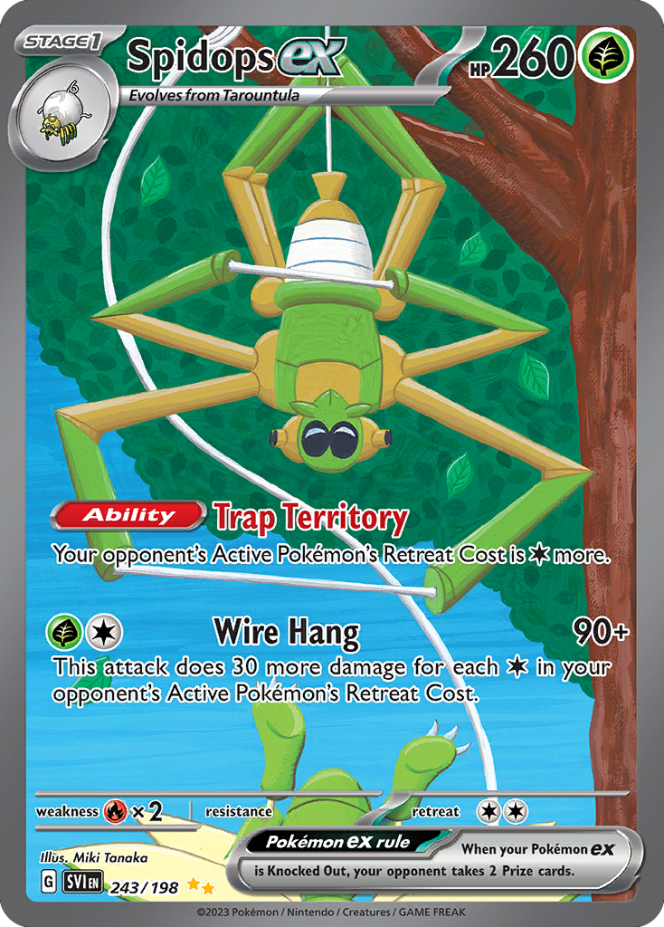 Spidops ex - Scarlet & Violet (Special Illustration Rare) [SVI-243] English / Near Mint / Normal
