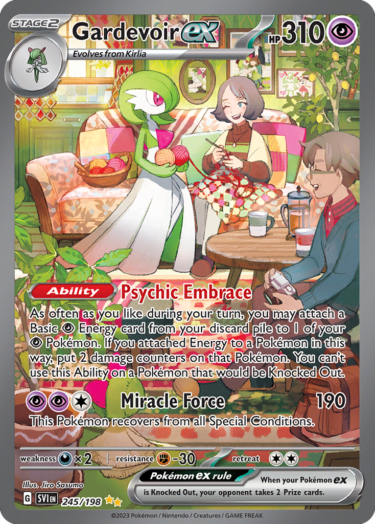 Gardevoir ex - Scarlet & Violet (Special Illustration Rare) [SVI-245] English / Near Mint / Normal