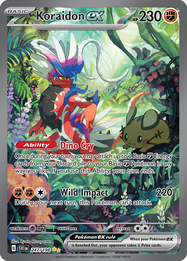 Koraidon ex - Scarlet & Violet (Special Illustration Rare) [SVI-247] English / Near Mint / Normal