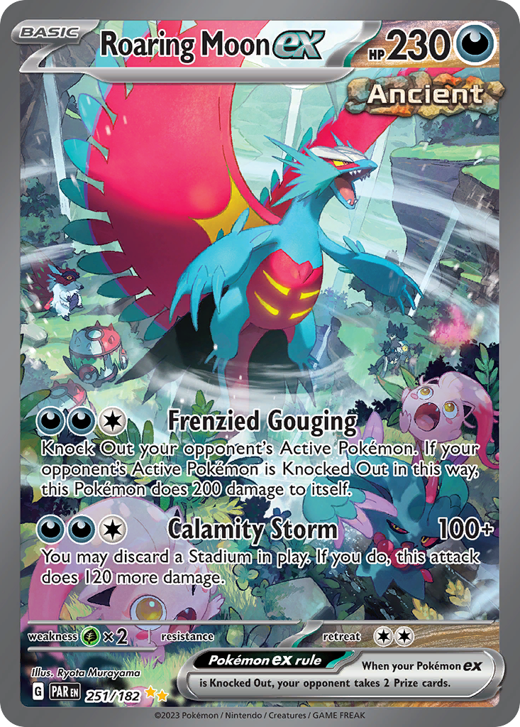 Roaring Moon ex - Paradox Rift (Special Illustration Rare) [PAR-251] English / Near Mint / Normal