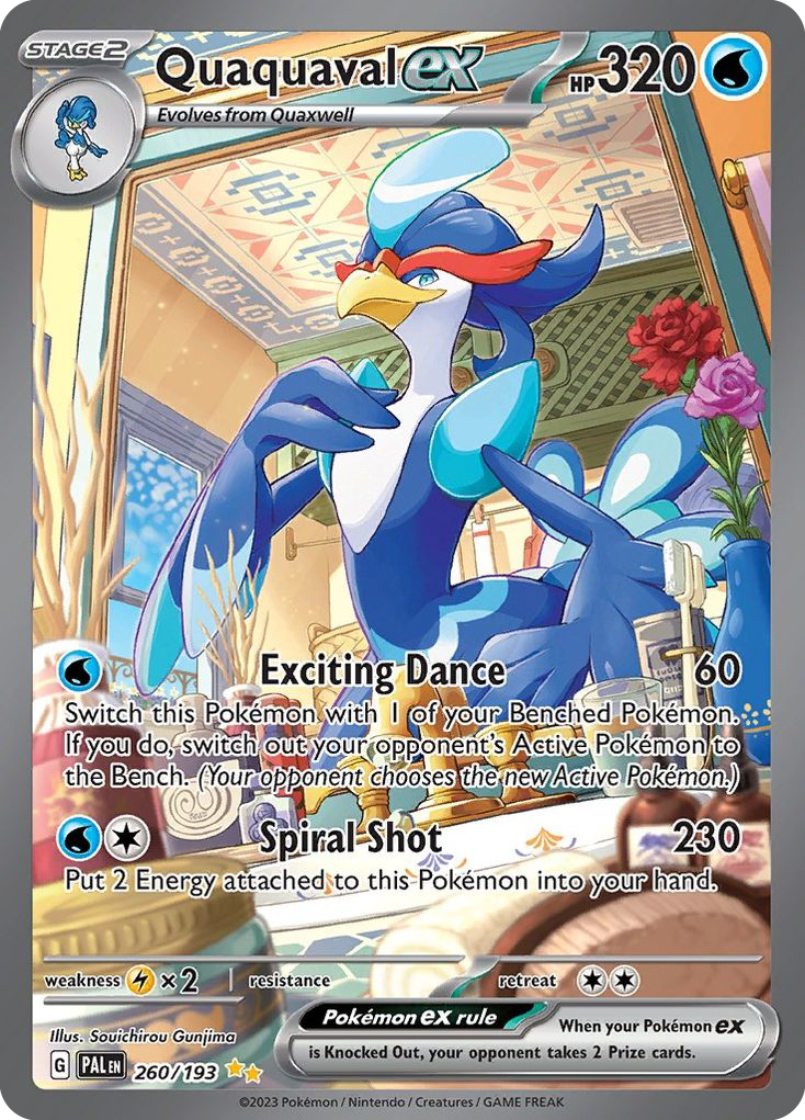 Quaquaval ex - Paldea Evolved (Special Illustration Rare) [PAL-260] English / Near Mint / Normal
