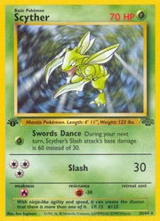 Scyther - Jungle (Rare) [JU-26] English / Near Mint / Normal