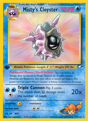 Misty's Cloyster - Gym Heroes (Rare) [G1-29] English / Near Mint / Normal